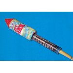Nico Jetstar Rakete mit Roter Spitze Import