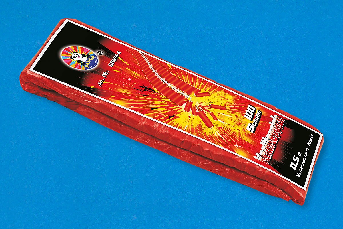 Panda Knallteppich 100 Pyro Cracker - Feuerwerksvitrine