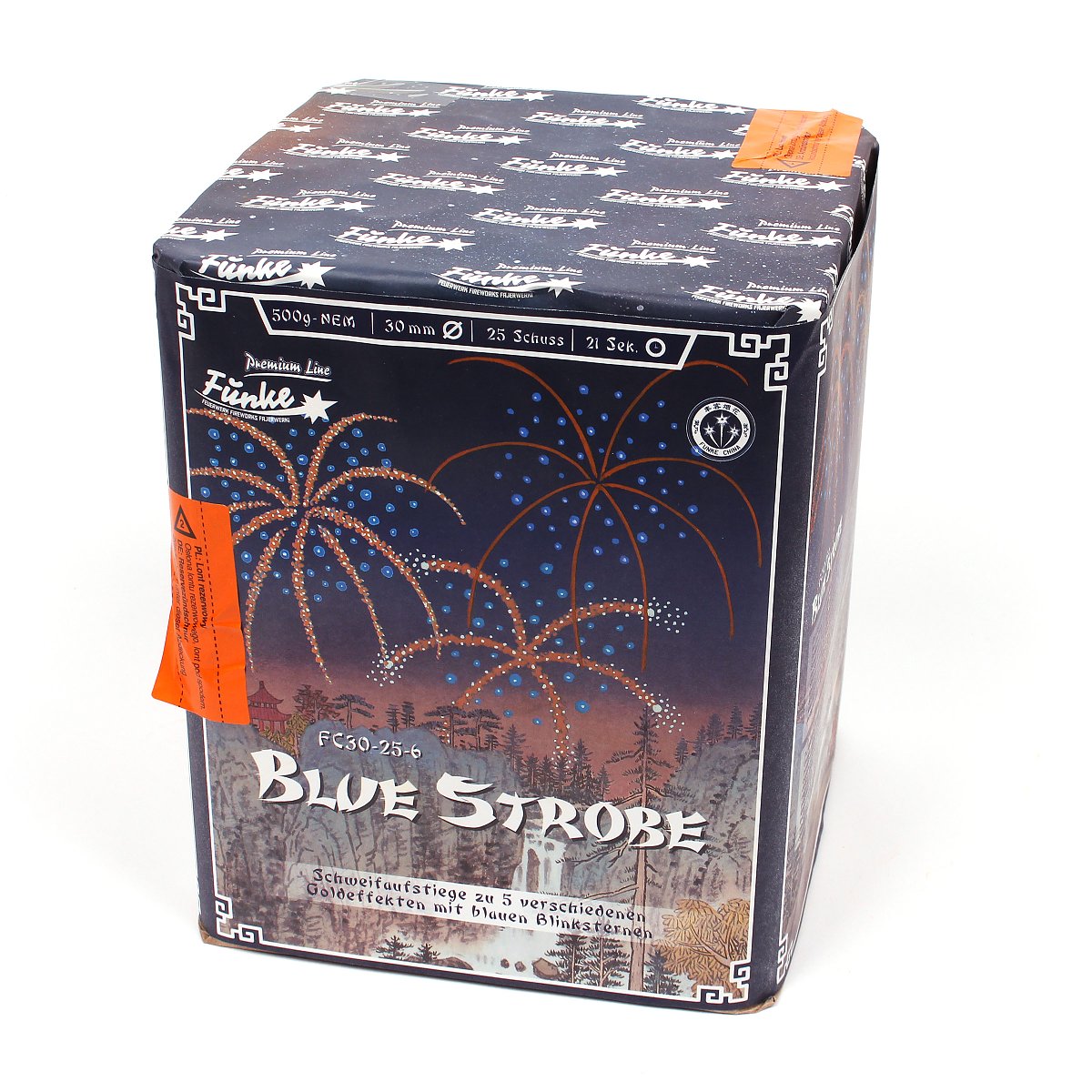 Funke Blue Strobe - Feuerwerksvitrine