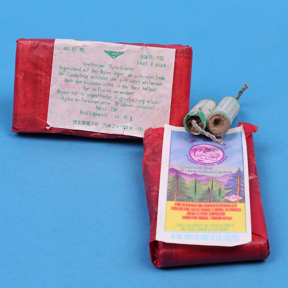 Feistel Pyro Cracker Tiger Head Tannenwald Cover - Feuerwerksvitrine