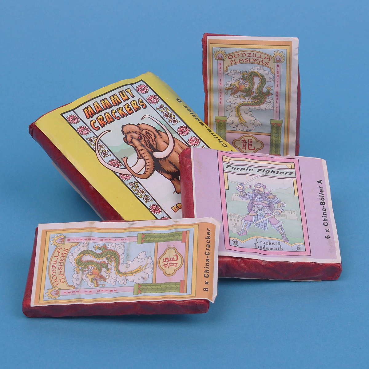 Nico Gorilla Violett Fighter Pyro Cracker - Feuerwerksvitrine