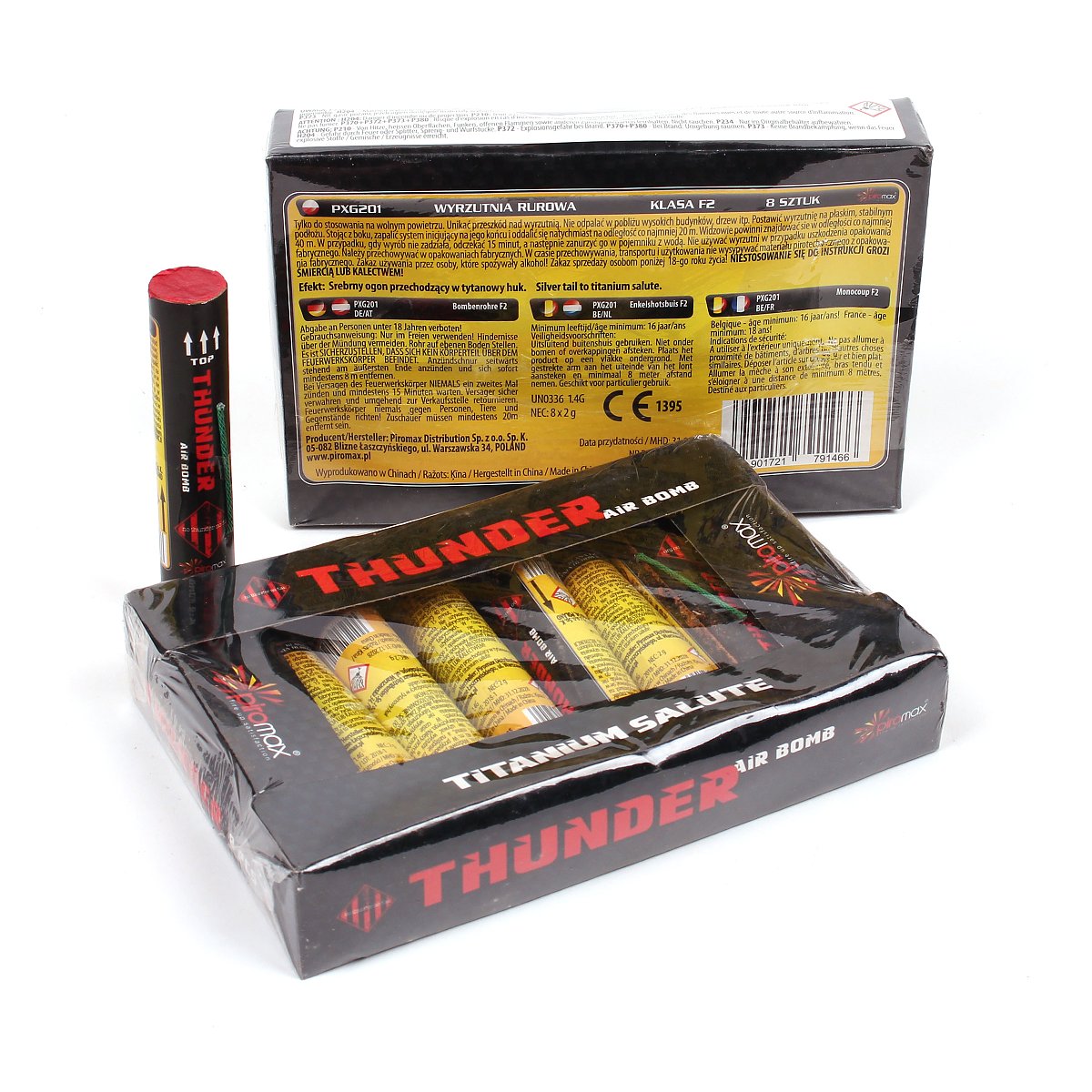 Piromax Thunder Air Bomb - Feuerwerksvitrine