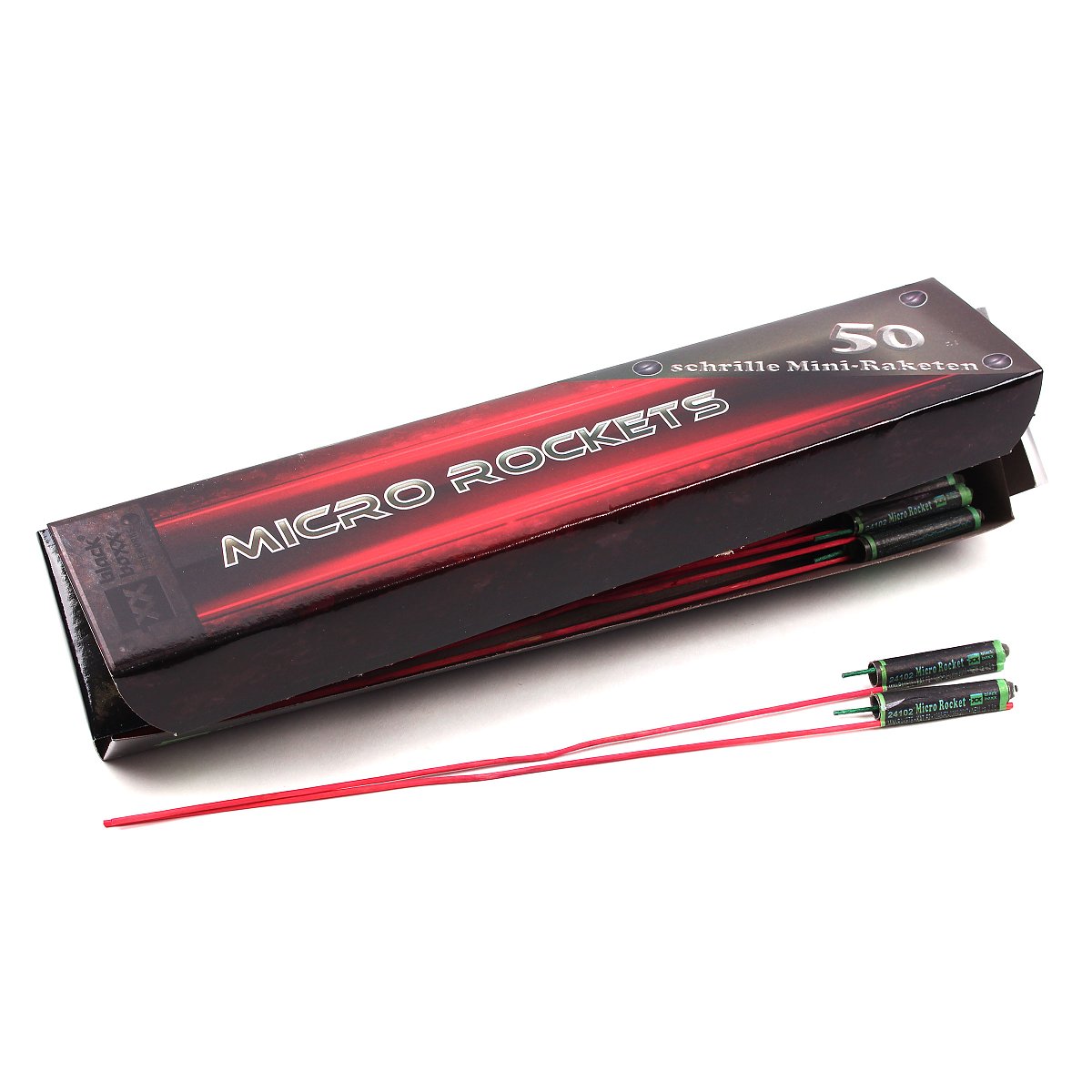 Rocket Micro Mini Blackboxx Micro Rockets - Feuerwerksvitrine