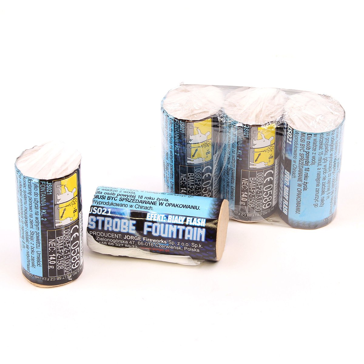 Strobe Fountain JS021 Feuerwerksvitrine