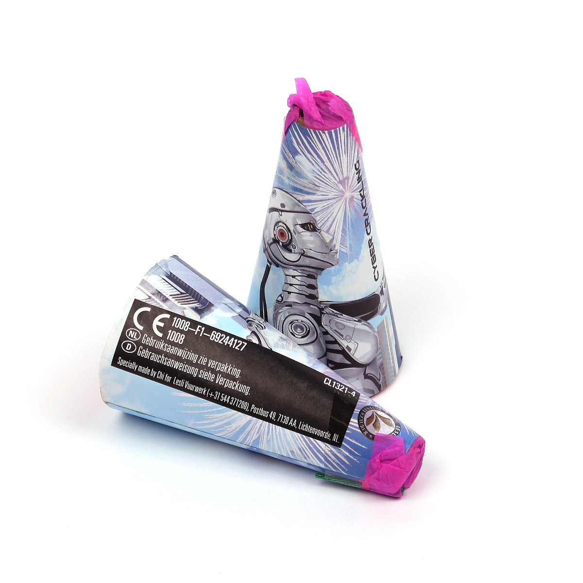 Lesli Cyber Crackling Vulkan - Feuerwerksvitrine