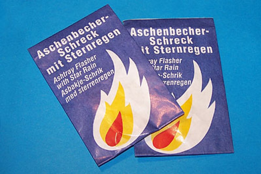 Weco Aschenbecher-Schreck - Feuerwerksvitrine