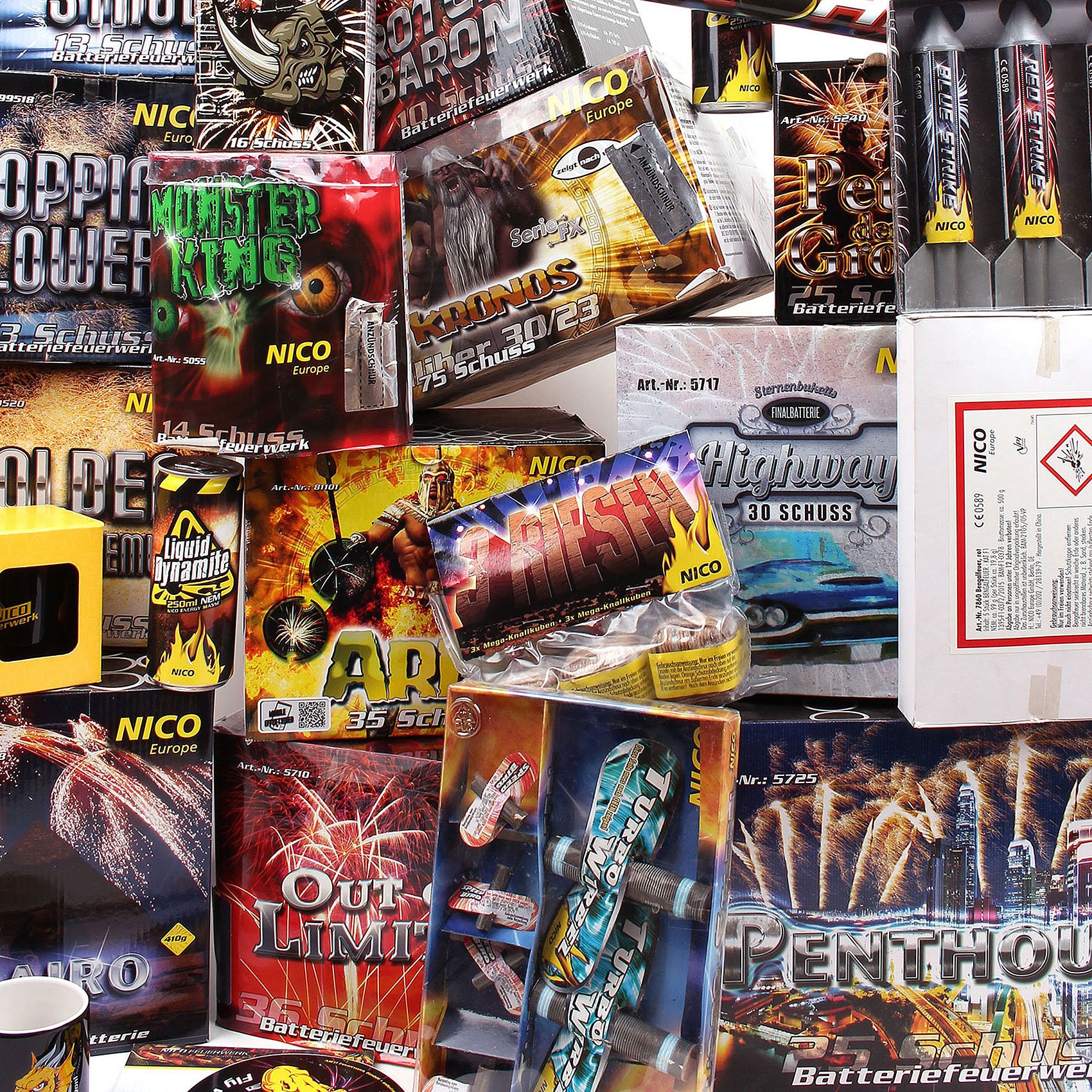 Feuerwerk Shop - Silvesterfeuerwerk online bestellen, Pyrotechnik Versand
